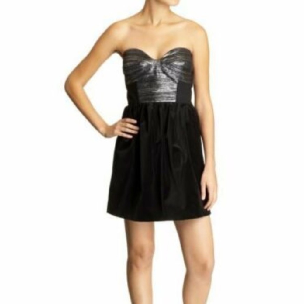 NWOT Tibi Strapless Velvet Dress